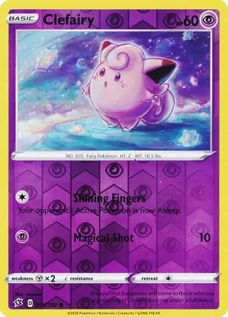 Clefairy Reverse Holo