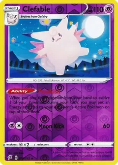 Clefable Reverse Holo 075