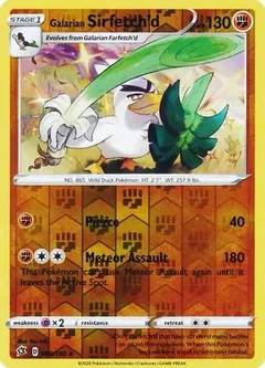 Galarian Sirfetch'd Reverse Holo 095