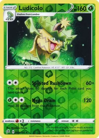 Ludicolo Reverse Holo