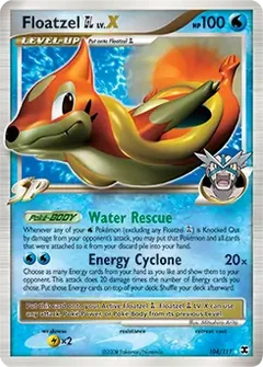 Floatzel GL Lv.X 104