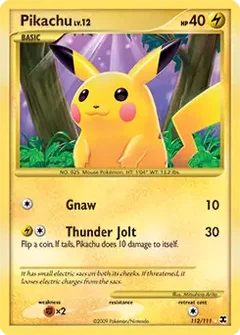 Pikachu Secret 112