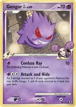 Gengar GL, Rising Rivals #40 Pokémon card