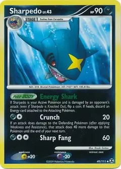 Sharpedo Reverse Holo 49