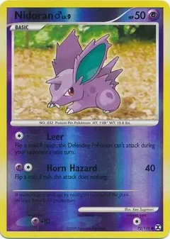 Nidoran M Reverse Holo 72
