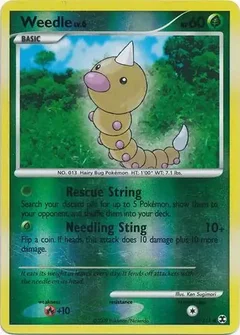 Weedle Reverse Holo 86