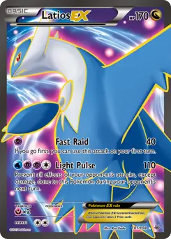 Full Art Latios EX from Roaring Skies - Pokemon Card