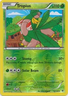 Tropius Reverse Holo 12