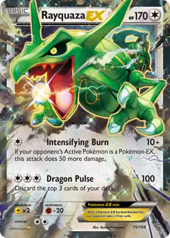 Rayquaza EX, Roaring Skies #75 Pokémon card