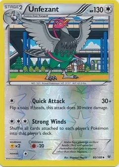 Unfezant Reverse Holo 80
