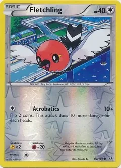 Fletchling Reverse Holo 82