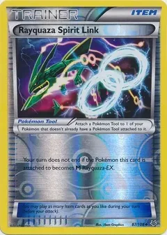 Rayquaza Spirit Link Reverse Holo 87