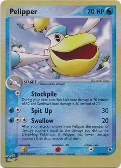 Pelipper Reverse Holo 19