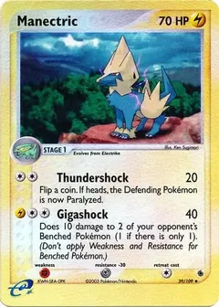 Manectric Reverse Holo 39