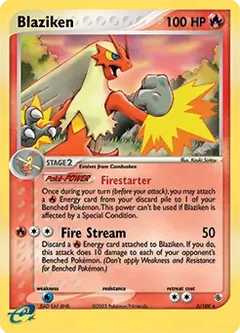 Blaziken Holo 3