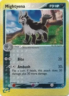 Mightyena Reverse Holo 42