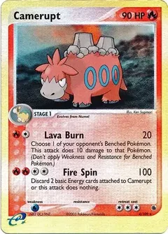Camerupt Reverse Holo 4