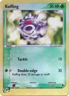 Koffing Reverse Holo 54