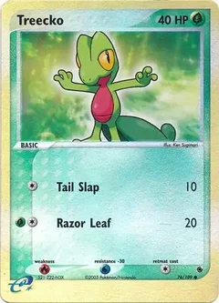Treecko Reverse Holo 76
