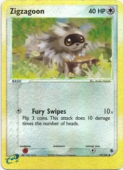 Zigzagoon Reverse Holo 79