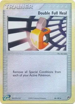 Double Full Heal Reverse Holo 86