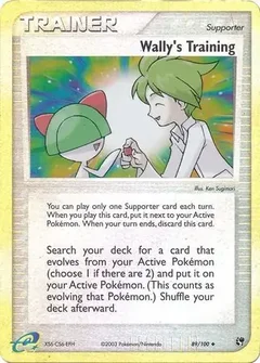 Wally's Training Reverse Holo 89