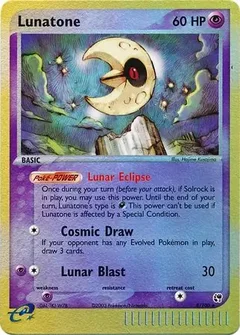 Lunatone Reverse Holo 8