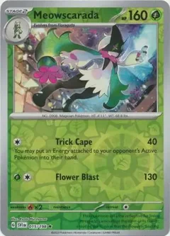 Meowscarada Reverse Holo 015