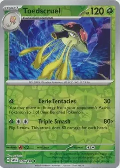 Toedscruel Reverse Holo 026