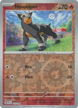 Houndour Reverse Holo