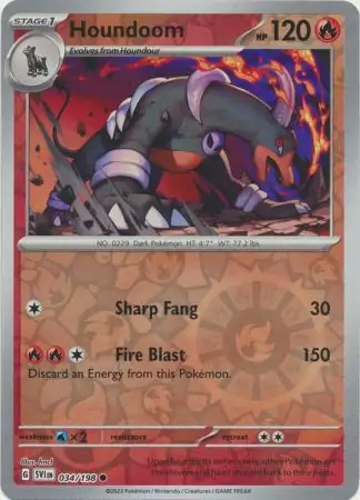 Houndoom Reverse Holo