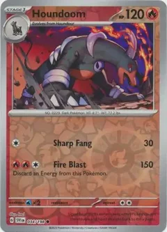 Houndoom Reverse Holo 034