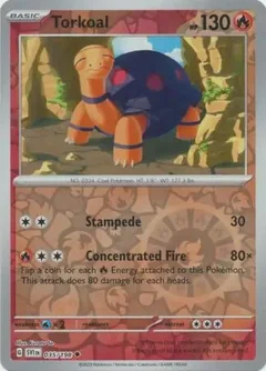 Torkoal Reverse Holo 035