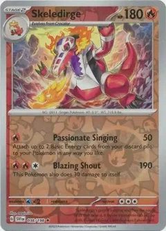 Skeledirge Reverse Holo 038