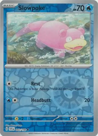 Slowpoke Reverse Holo