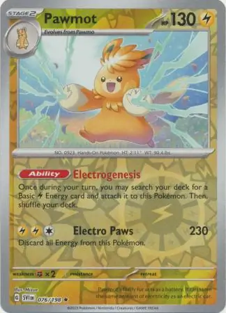 Pawmot Reverse Holo