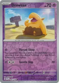 Drowzee Reverse Holo 082