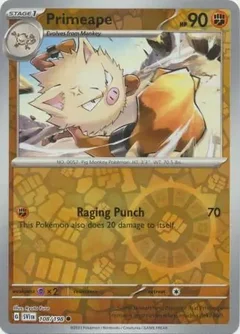 Primeape Reverse Holo 108