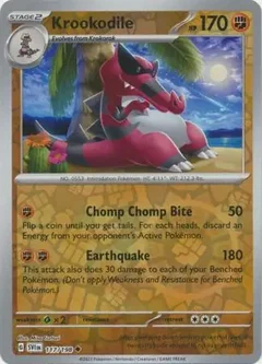 Krookodile Reverse Holo 117
