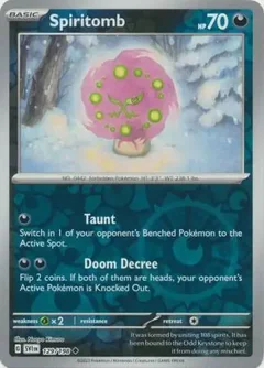 Spiritomb Reverse Holo 129