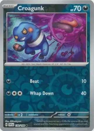 Croagunk Reverse Holo