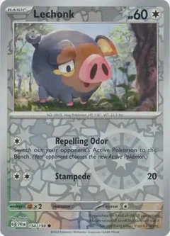 Lechonk Reverse Holo 154