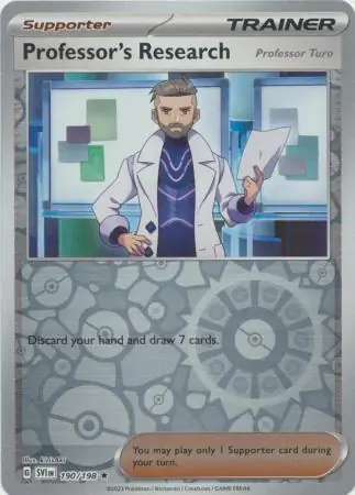 Professor's Research Reverse Holo
