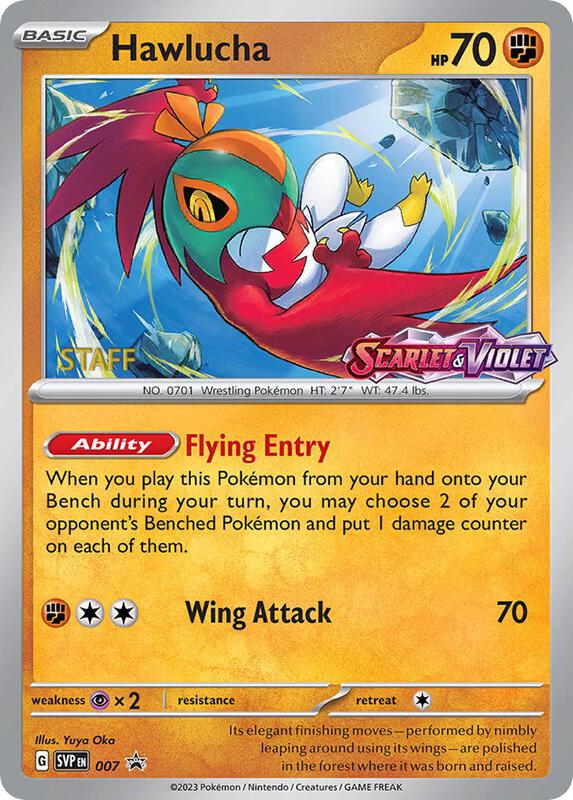 Hawlucha Staff Prerelease