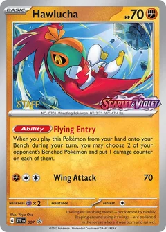 Hawlucha Staff Prerelease 007