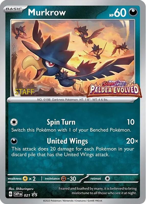 Murkrow Staff Prerelease