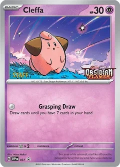 Cleffa Staff Prerelease 037