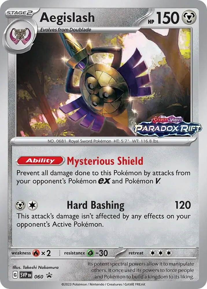 Aegislash Prerelease Holofoil