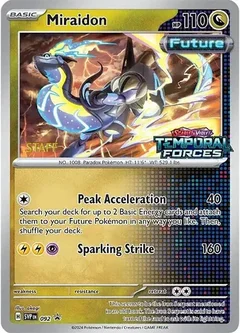 Miraidon Staff Prerelease 092