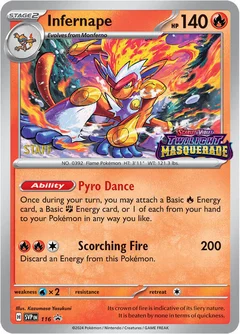 Infernape Staff Prerelease 116